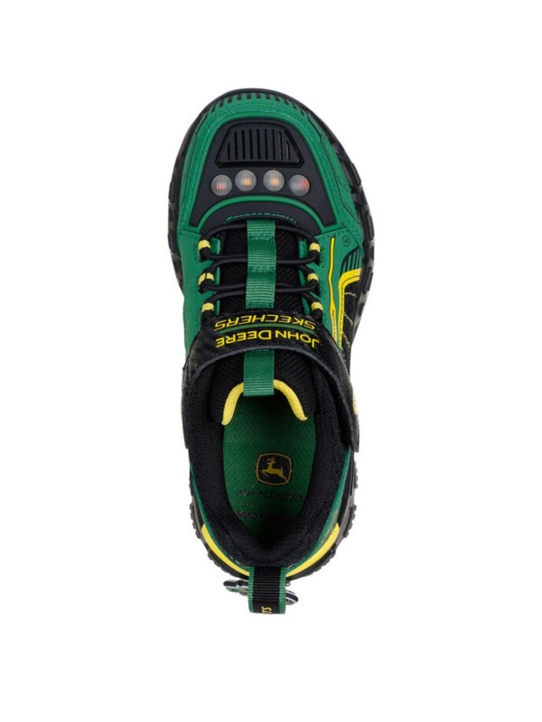 Deportivo Luces Skechers John Deere 407061L Verde
