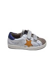 Deportivo Silver Moose Velcro 1158 Blanco Naranja