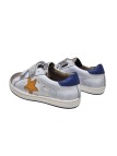 Deportivo Silver Moose Velcro 1158 Blanco Naranja