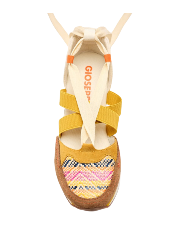 Sandalia Cuña Gioseppo Littleton 74957 Mostaza