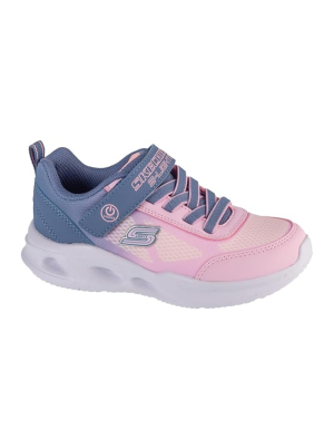 Deportivo Luces Skechers 303714L Gris Rosa