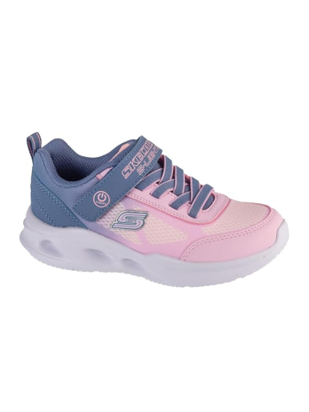 Deportivo Luces Skechers 303714L Gris Rosa