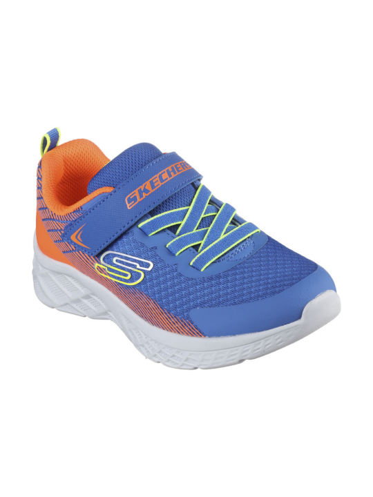 Deportivo Skechers Microspec 403924L Azul Naranja