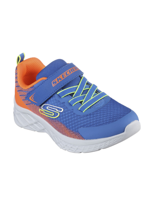 Deportivo Skechers Microspec 403924L Azul Naranja