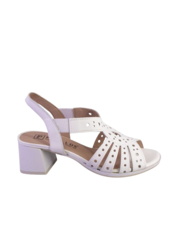 Sandalia tacon  Pitillos 10531 Blanco