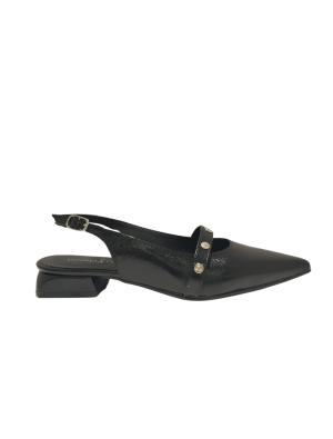 Zapato Destalonado Daniela Vega 2640 Negro