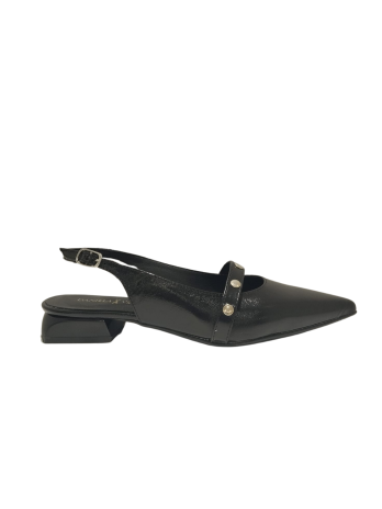 Zapato Destalonado Daniela Vega 2640 Negro