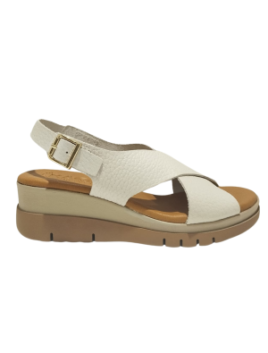 Sandalia Cuña Kaola 8221 Nata