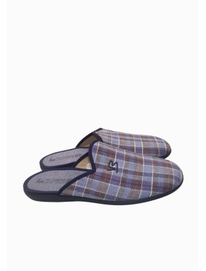 Zapatilla Casa Vulca-Bicha 4624 Cuadros Marino