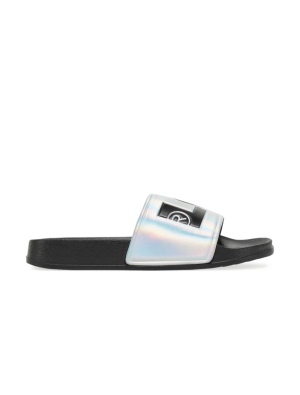 Chancla Levis June L VPOL0238S Plata Negro