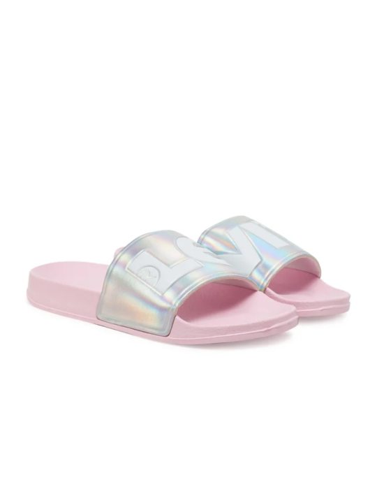 Chancla Levis June L (28-35) VPOL0238S Plata Rosa