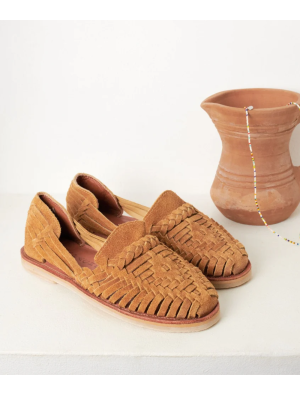 Huaraches Mapache Alegre Suede Camel