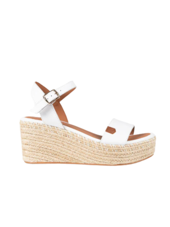 Cuña Popa Arambol Piel Blanco