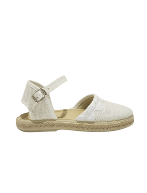 Alpargata Lino Vul-Peques 1001-LCPI Blanco