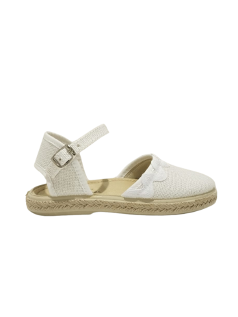 Alpargata Lino Vul-Peques 1001-LCPI Blanco