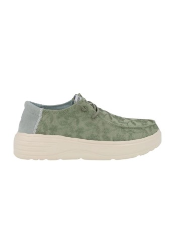 Zapatilla Walk In Pitas Wallabi Bloom Verde