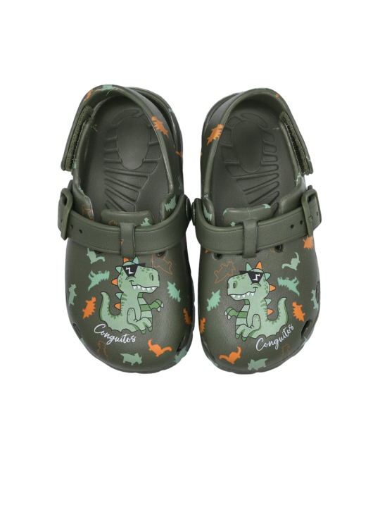 Zueco Dinosaurio COSH319002 Verde