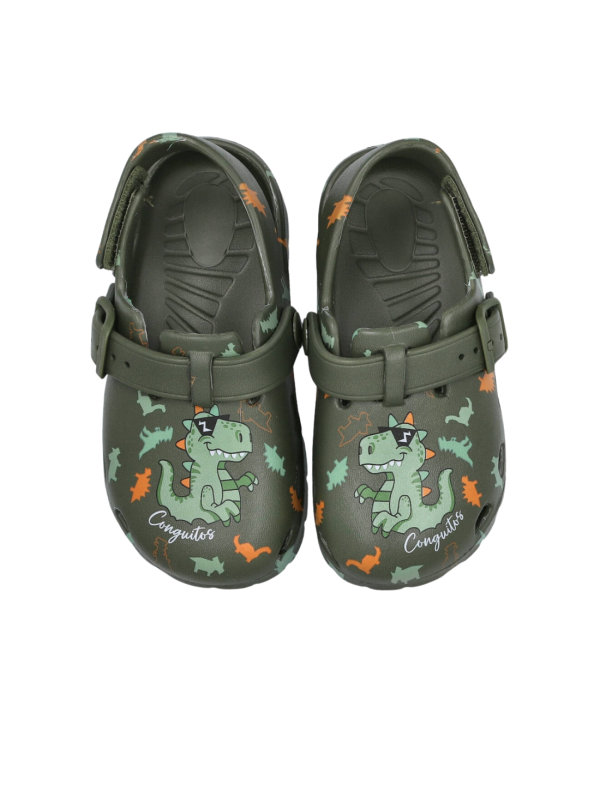 Zueco Dinosaurio COSH319002 Verde