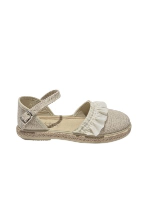 Alpargata Vul-Peques 1005-LCV Lino Beige
