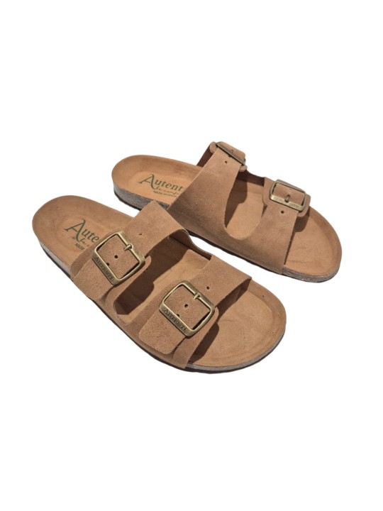 Sandalia Bio autenti 3195 Serraje Marron