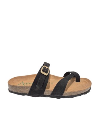 Sandalia Bio Autenti 3572 Serraje Negro