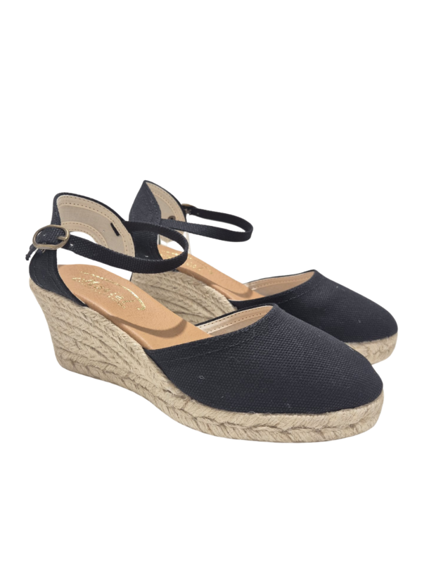 Alpargata Cuña Mariel 5101 Negro
