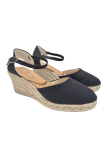 Alpargata Cuña Mariel 5101 Negro