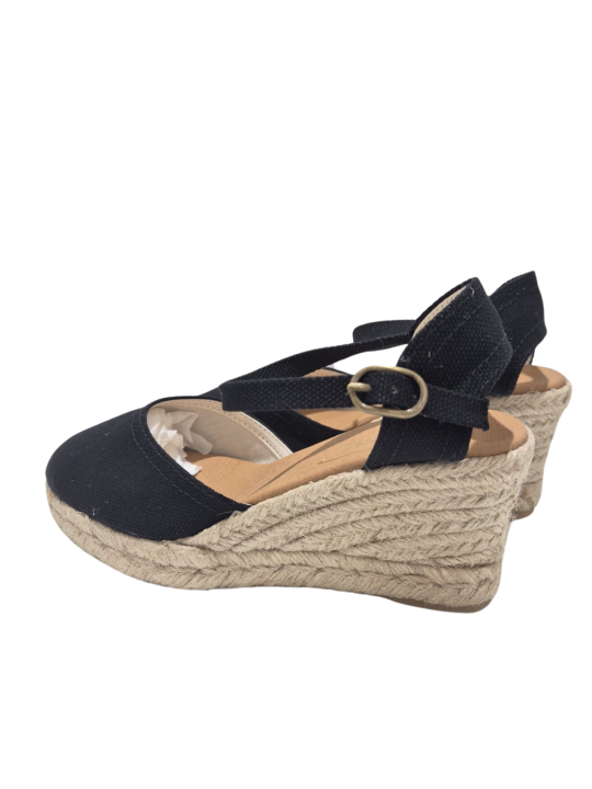 Alpargata Cuña Mariel 5101 Negro