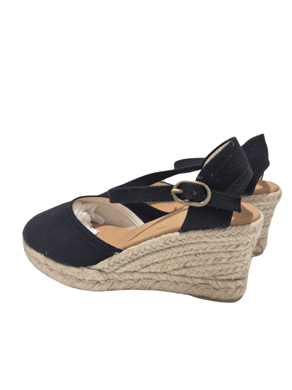 Alpargata Cuña Mariel 5101 Negro