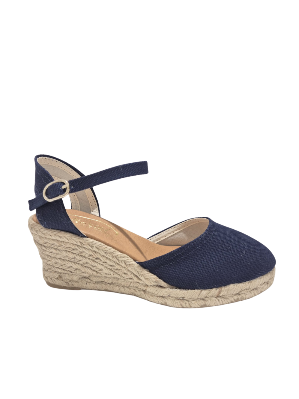 Alpargata Cuña Mariel 5101 Marino
