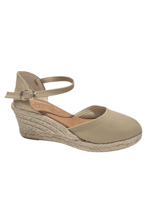 Alpargata Cuña Mariel 5101 Beige