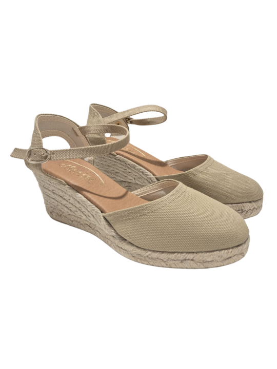 Alpargata Cuña Mariel 5101 Beige