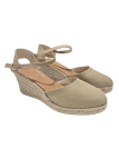 Alpargata Cuña Mariel 5101 Beige