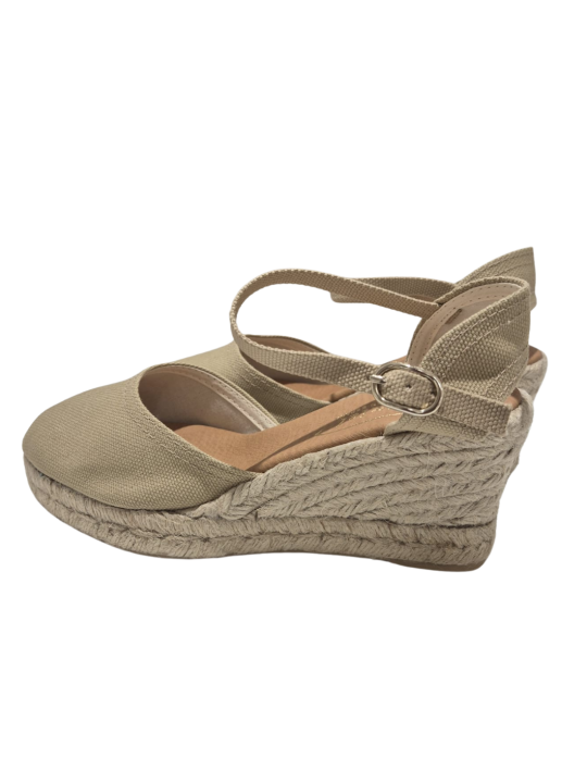 Alpargata Cuña Mariel 5101 Beige