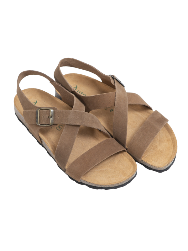 Sandalia Bio Autenti 7446 Serraje Marrón