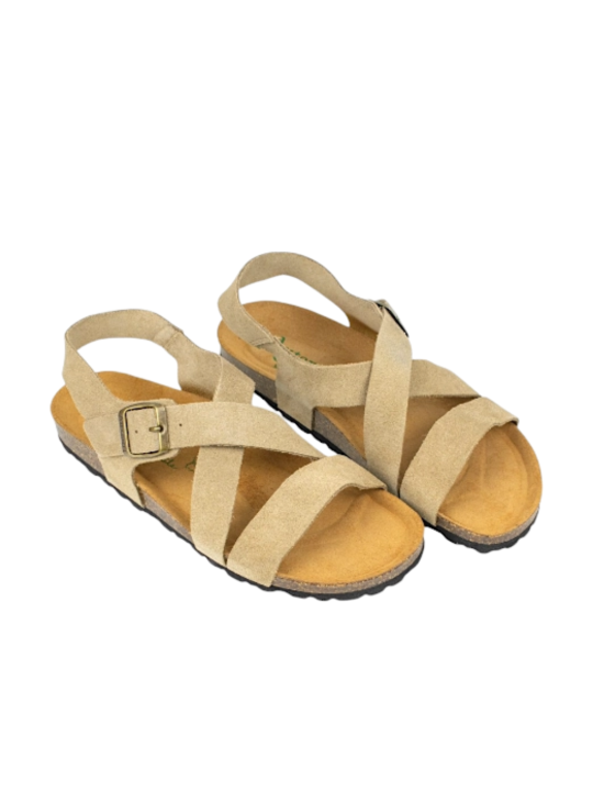 Sandalia Bio Autenti 7446 Serraje Topo