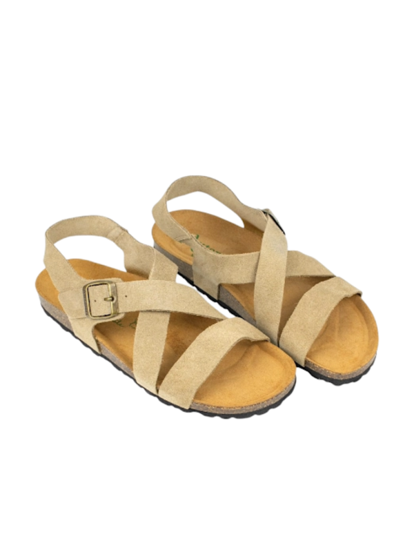 Sandalia Bio Autenti 7446 Serraje Topo