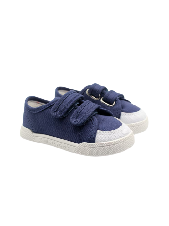 Zapatilla Lona Respetuosa Bladitos Coco Navy