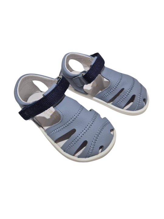 Sandalia Respetuosa Blanditos Amarra Azul