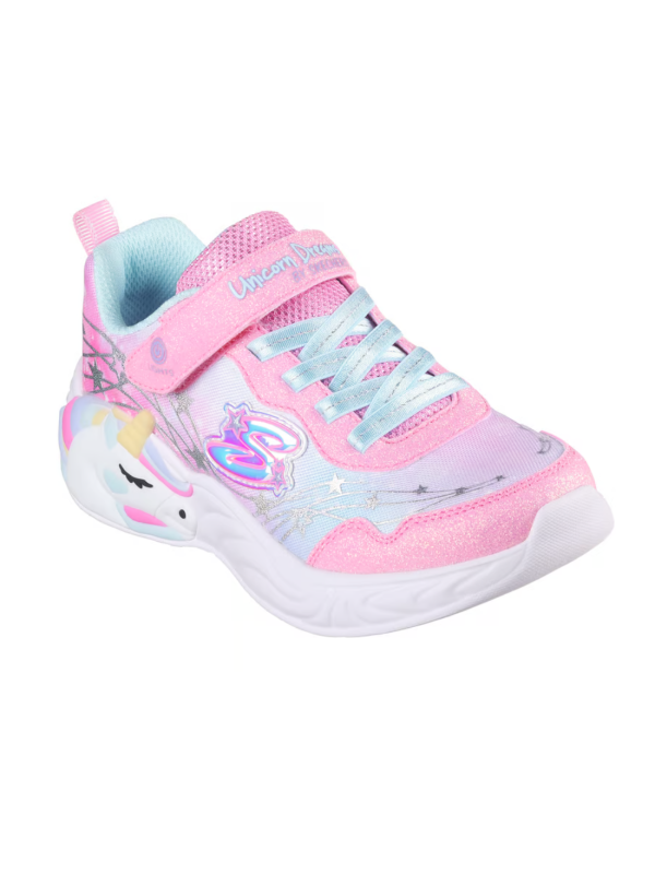 Deportivo Skechers Unicornio Luces 302299L Rosa