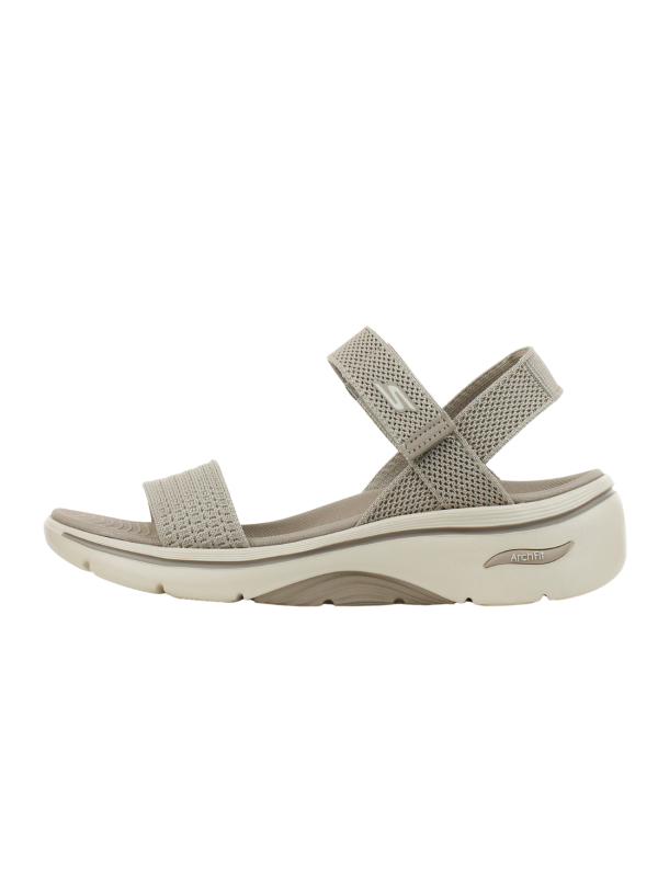 Sandalia Skechers Go Walk Arch Fit 140874 Taupe