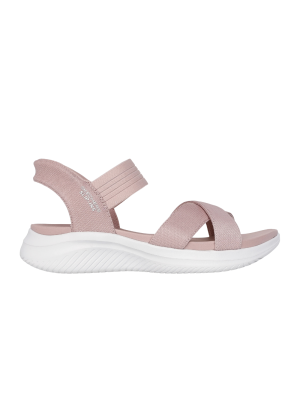 Sandalia Skechers Slip-Ins Ultra Flex 119975 Rosa