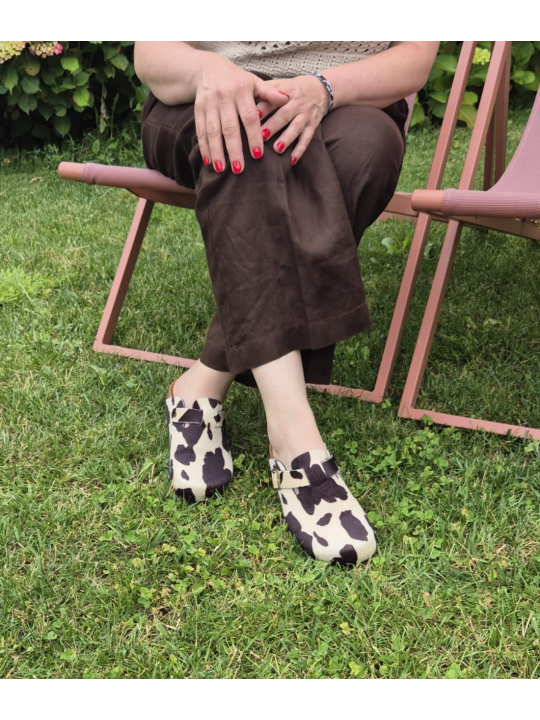 Zueco Bio Autenti 355 Vaca Marron