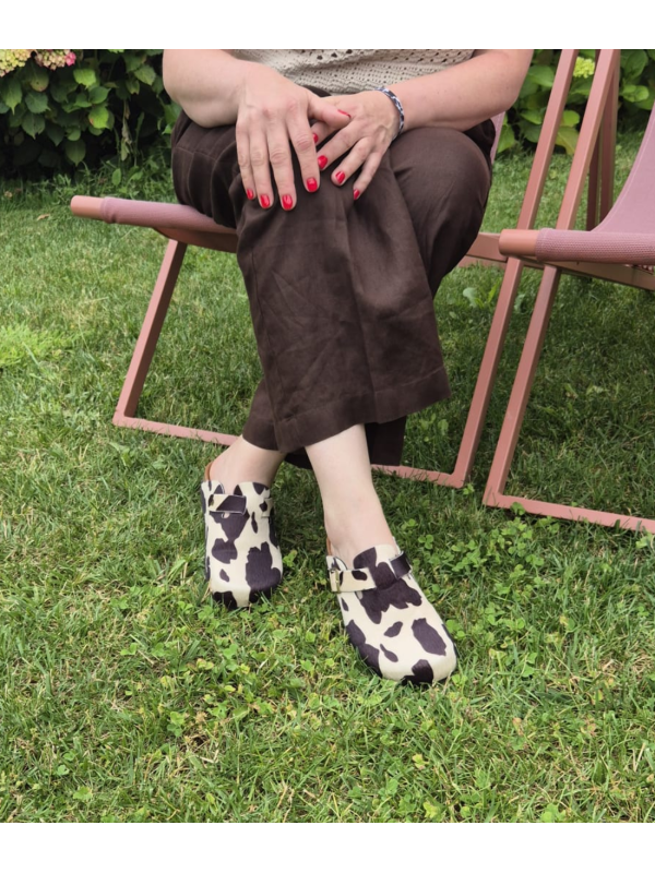 Zueco Bio Autenti 355 Vaca Marron