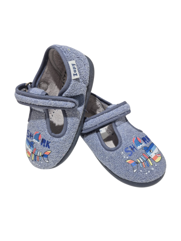 Zapatilla De Casa Zapy 10927 Tiburon Azul