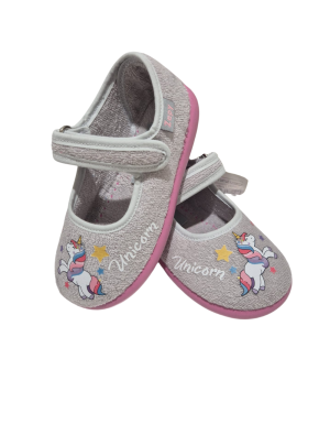 Zapatilla de Casa Zapy 10260 Unicornio Gris