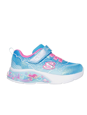 Deportivo Luces Skechers Sirena 303061N Azul