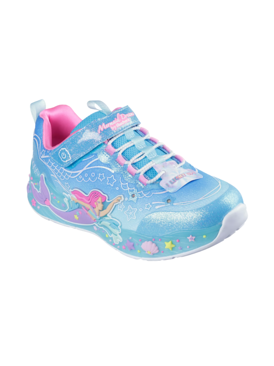 Deportivo Luces Skechers Sirena 303060L Azul