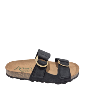 Sandalia Bio Autenti 10226 Serraje Negro