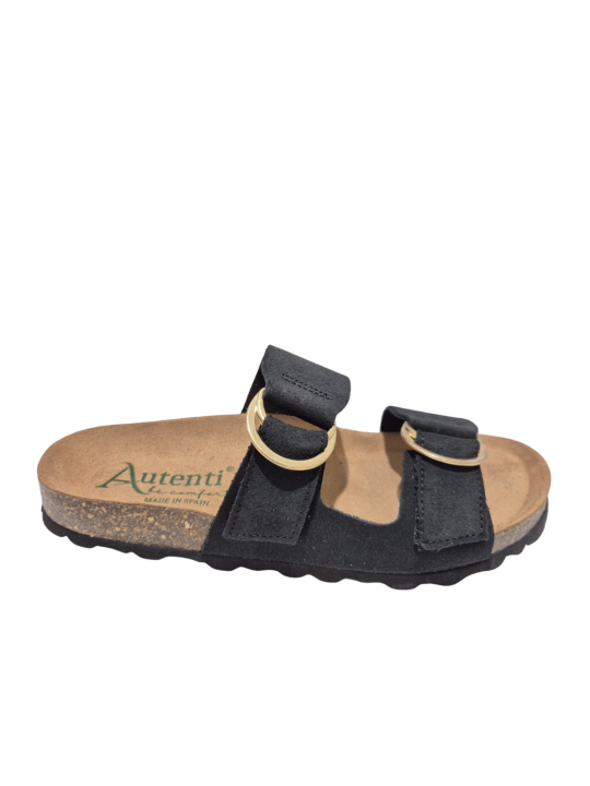 Sandalia Bio Autenti 10226 Serraje Negro